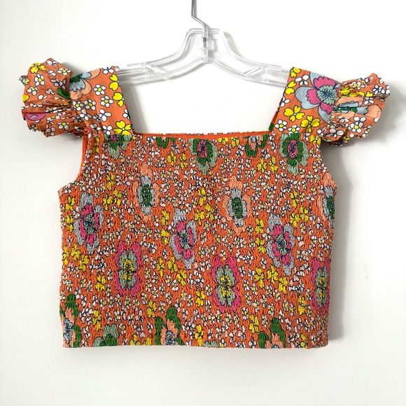 STELLA MCCARTNEY Kids crop top floral - Picture 5 of 6